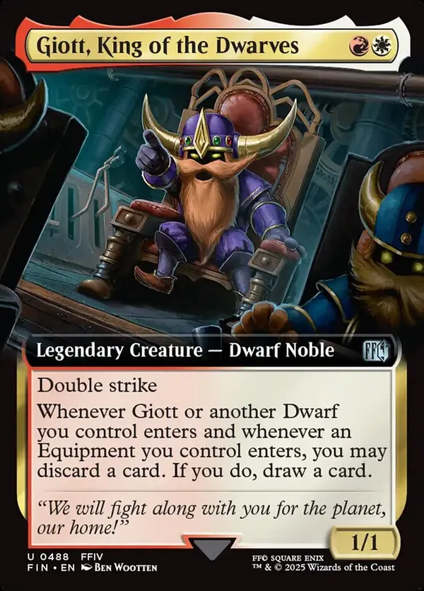 Giott, King of the Dwarves (Extended Art)