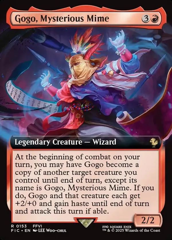 (153) MTG FF 拡張アート ものまね士、ゴゴ Foir MTG 稀少個体 ものまね士、ゴゴ 日本語 拡張アート FOIL - メルカリ