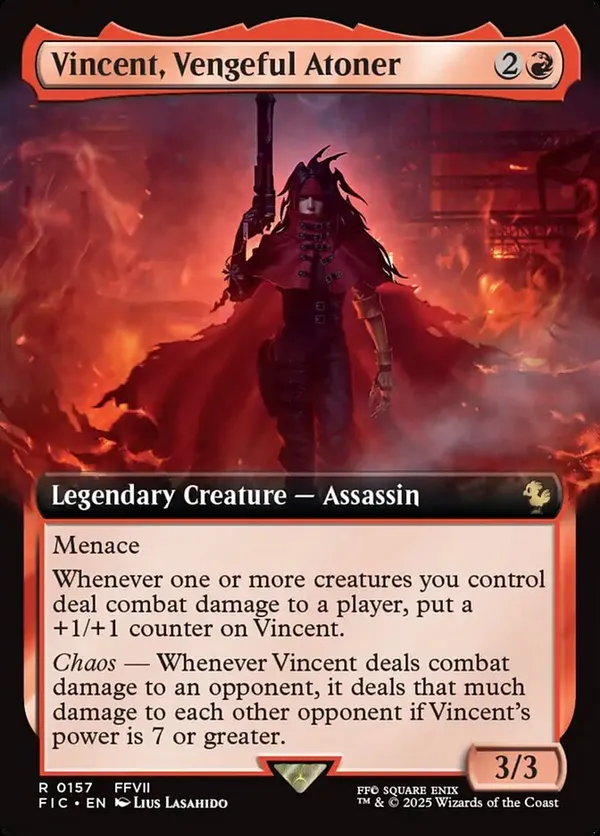 Vincent, Vengeful Atoner (Extended Art) • Commander: Final