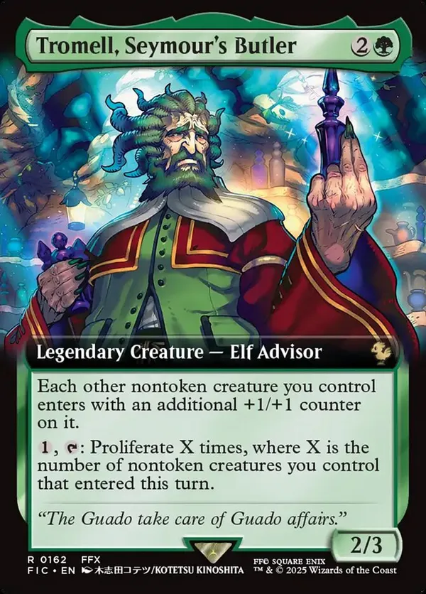 Tromell, Seymour's Butler (Extended Art)
