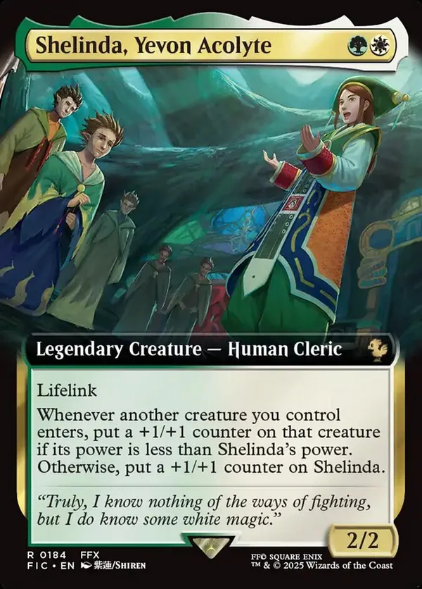 Shelinda, Yevon Acolyte (Extended Art)