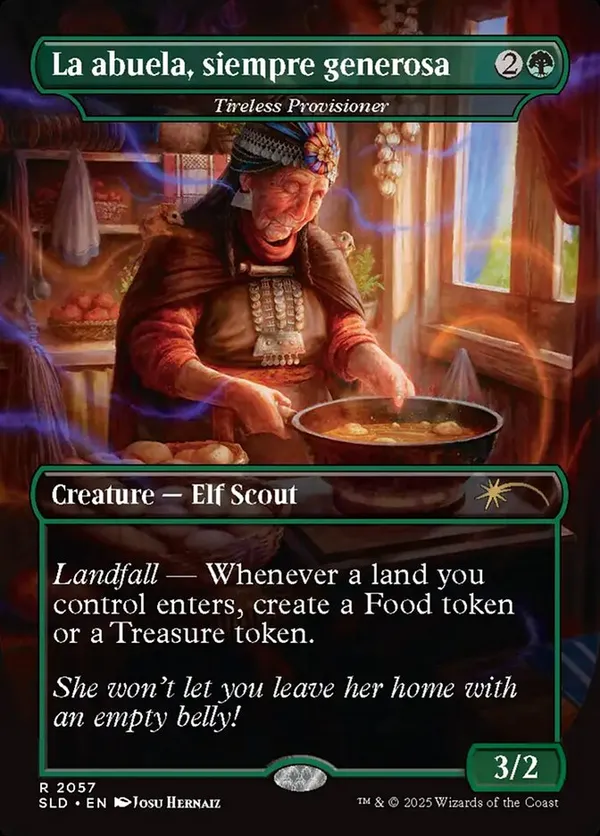 La abuela, siempre generosa - Tireless Provisioner (Rainbow Foil)