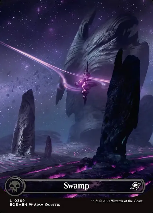 Swamp (0369) (Borderless) (Galaxy Foil)