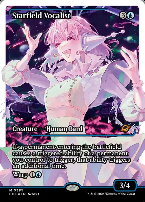 Starfield Vocalist (Showcase) (Fracture Foil)