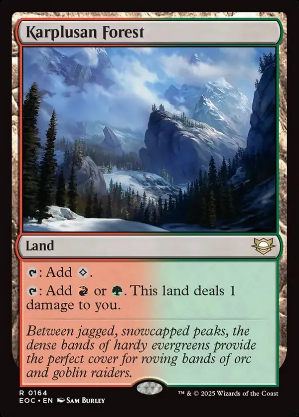 MTG カープルーザンの森　英語版　foil 7th MTG カープルーザンの森 英語版 foil 7th MTG FOREST (FOIL) 7th