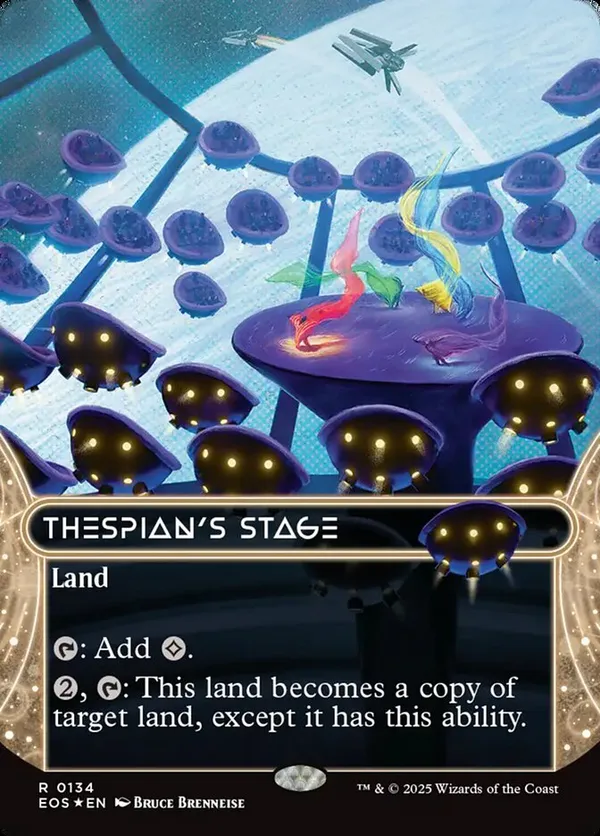 Thespian's Stage (0134) (Borderless) (Galaxy Foil)