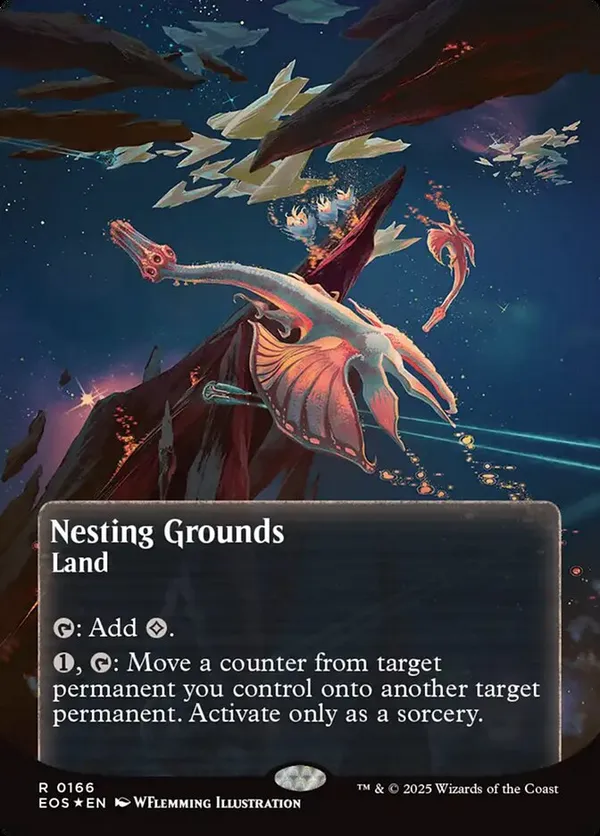 Nesting Grounds (0166) (Borderless) (Galaxy Foil)