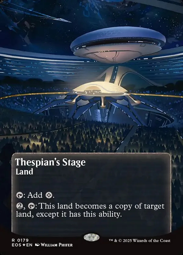 Thespian's Stage (0179) (Borderless) (Galaxy Foil)
