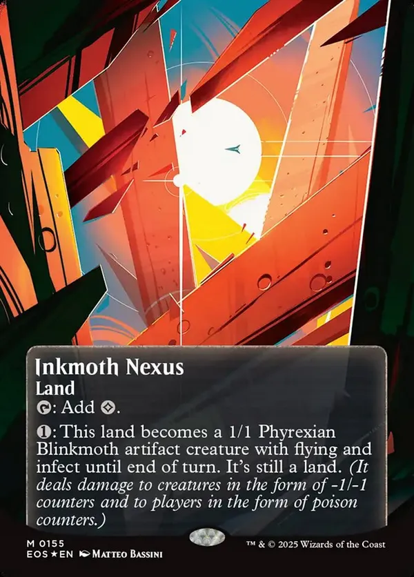 墨蛾の生息地　Inkmoth Nexus ギャラクシーfoil 墨蛾の生息地/Inkmoth Nexus ギャラクシー・Foil Inkmoth Nexus