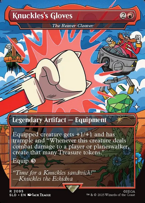 Knuckles's Gloves - The Reaver Cleaver (Rainbow Foil)