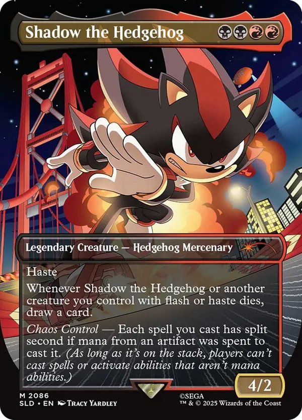 Shadow the Hedgehog (Rainbow Foil)