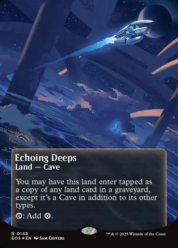 Echoing Deeps (0148) (Borderless) (Galaxy Foil)