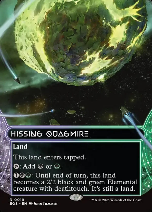 Lotus Field (0158) (Borderless) (Galaxy Foil) • Edge of