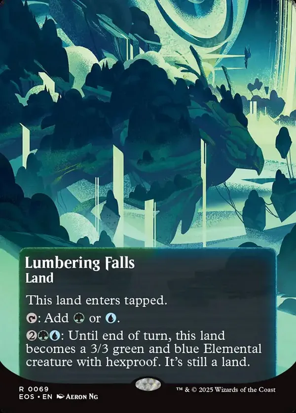 Lumbering Falls (0069) (Borderless)
