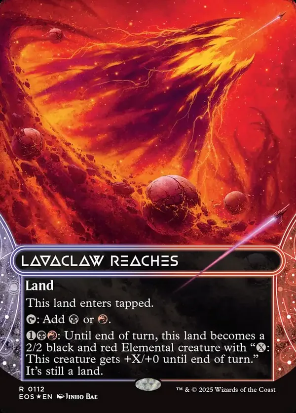 Lavaclaw Reaches (0112) (Borderless) (Galaxy Foil)
