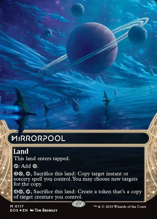 Mirrorpool (0117) (Borderless) (Galaxy Foil)