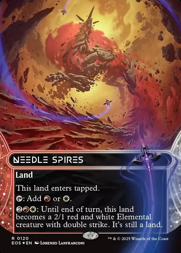 Needle Spires (0120) (Borderless) (Galaxy Foil)
