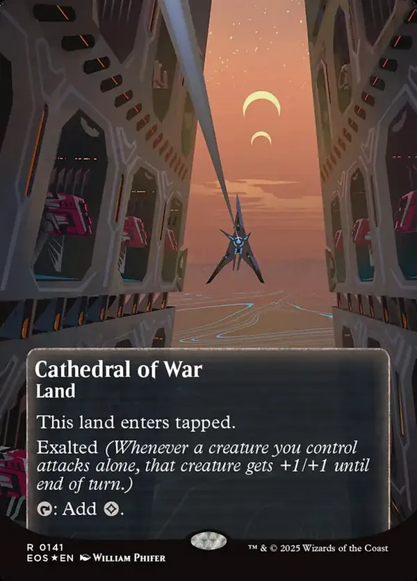 Cathedral of War (0141) (Borderless) (Galaxy Foil)