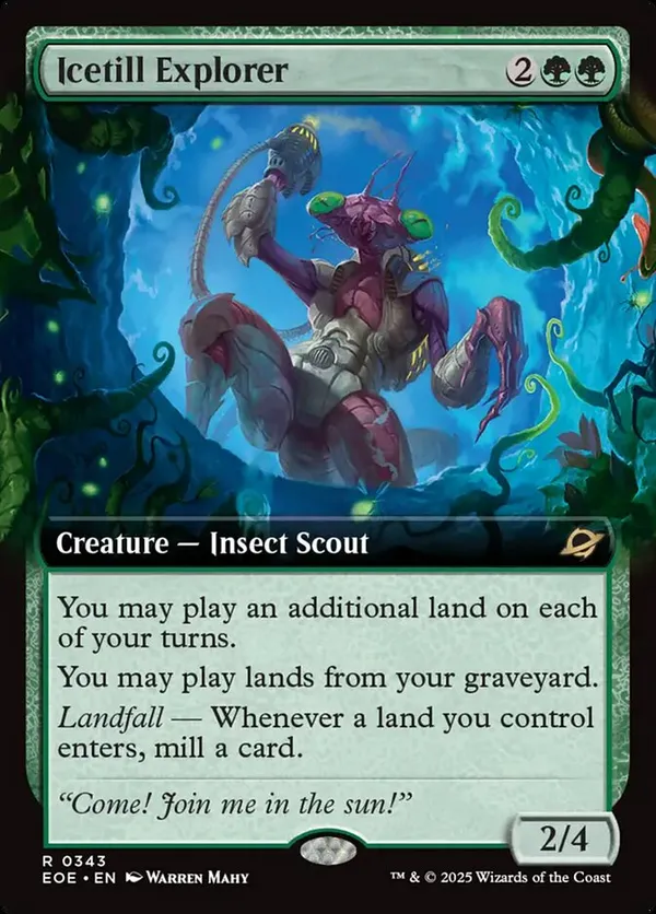 Exploration 踏査　英語　foil Icetill Explorer (Showcase) (Fracture Foil) • Edge of