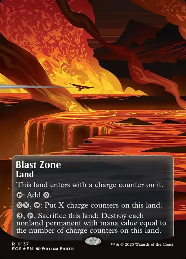 Blast Zone (0137) (Borderless) (Fracture Foil)