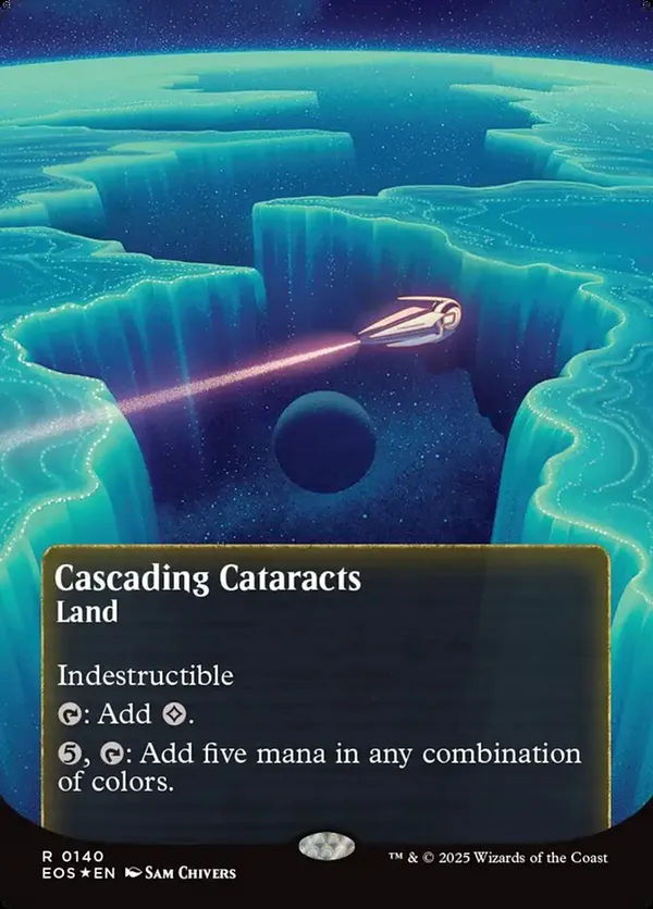Cascading Cataracts (0140) (Borderless) (Galaxy Foil)