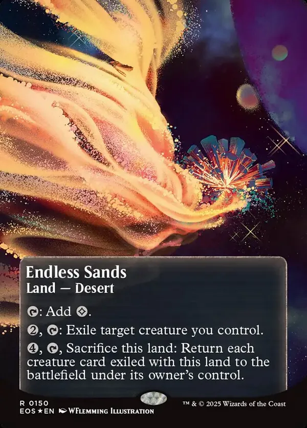 Endless Sands (0150) (Borderless) (Galaxy Foil)