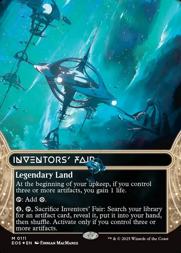 MTG 発明博覧会/Inventors' Fair foil 英語 Inventors' Fair (0111) (Borderless) (Galaxy Foil) • Edge of