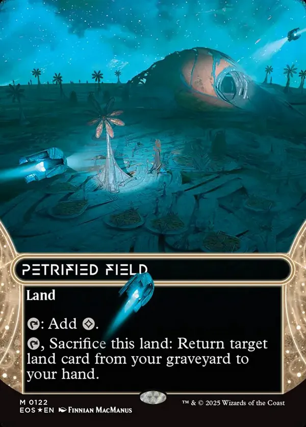 Petrified Field (0122) (Borderless) (Galaxy Foil)