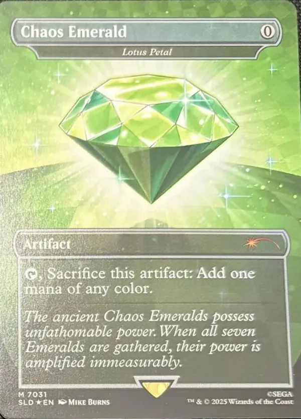 マジック：ザ・ギャザリング MTG Chaos Emerald / Lotus Petal Foil Foil - Chaos Emerald - Lotus Petal (7037) - 7037 / NM