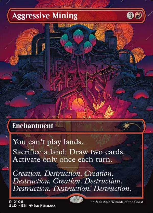 Aggressive Mining (Galaxy Foil)