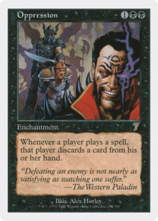 Borderless Oppression – Wilds Of Eldraine – MTG – Near Mint Magic Card