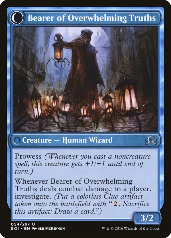 Flipped card