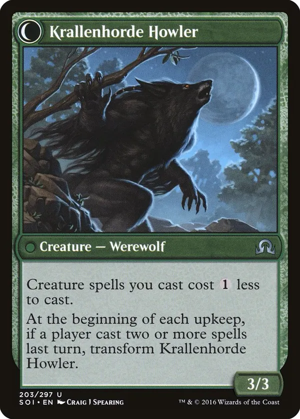 Flipped card