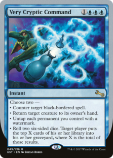 Unstable (UST) • Card List