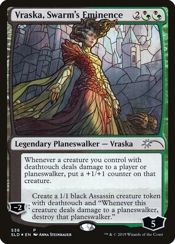Vraska, Swarm's Eminence (Stained Glass)