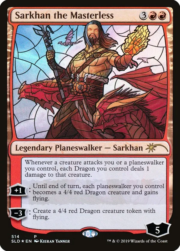 Sarkhan the Masterless (Stained Glass)