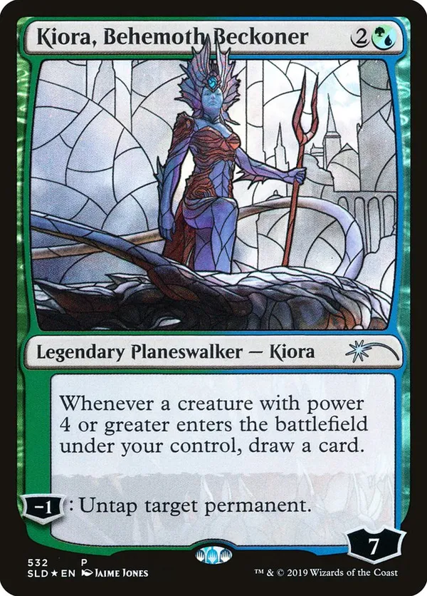 Kiora, Behemoth Beckoner (Stained Glass)