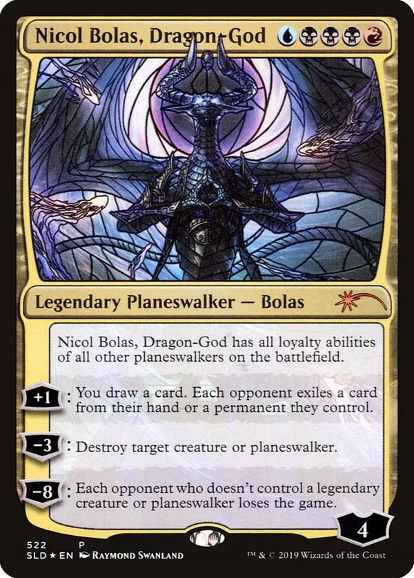 MTG PSA10 龍神、ニコル・ボーラス ステンドグラス Nicol Bolas, Dragon-God (Stained Glass) • Secret Lair Series