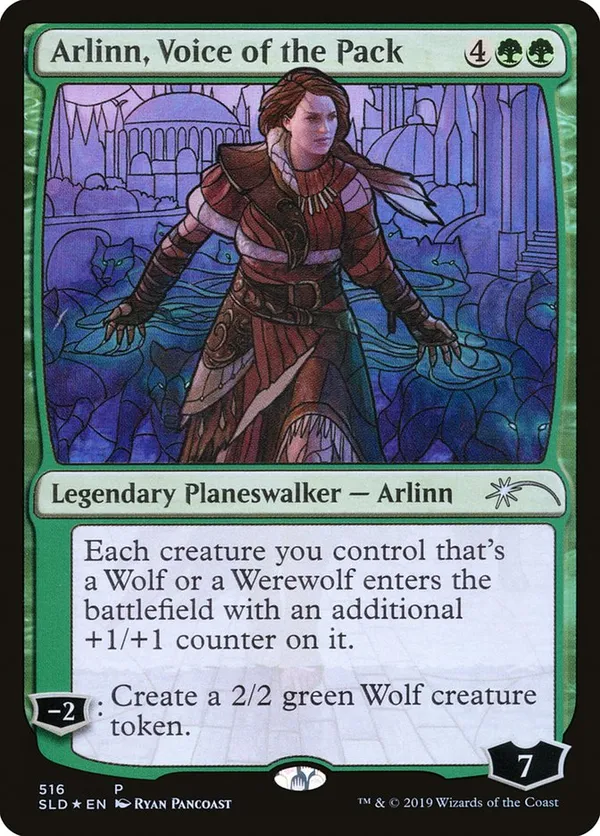 Arlinn, Voice of the Pack (Stained Glass)