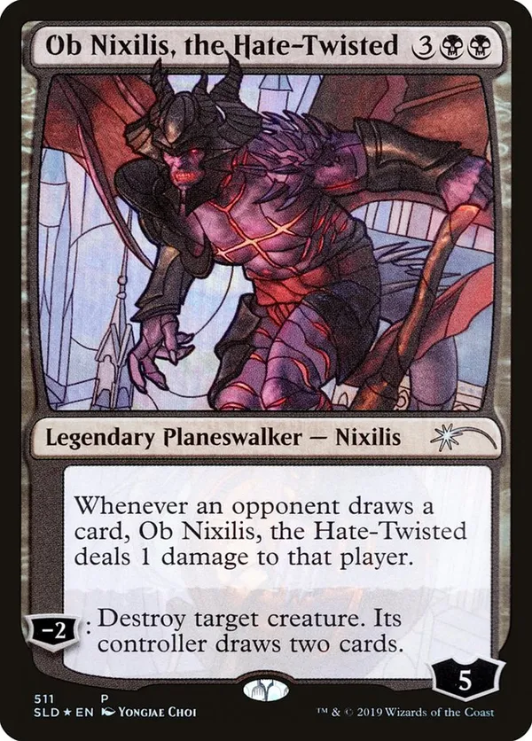 Ob Nixilis, the Hate-Twisted (Stained Glass)