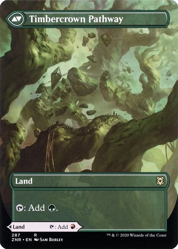 Flipped card
