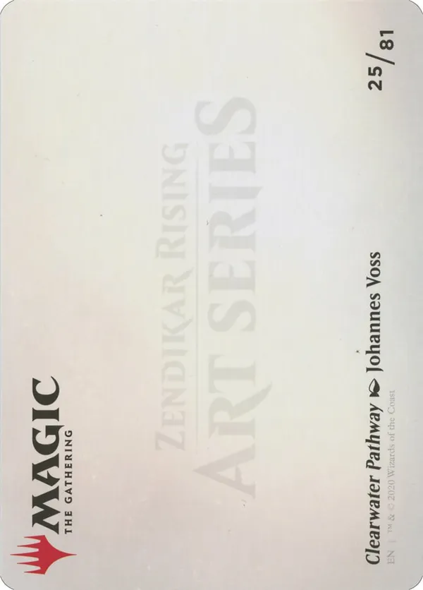 Clearwater Pathway Art Card