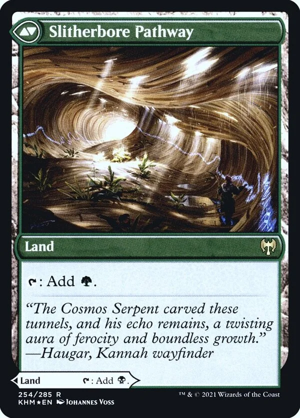 Flipped card