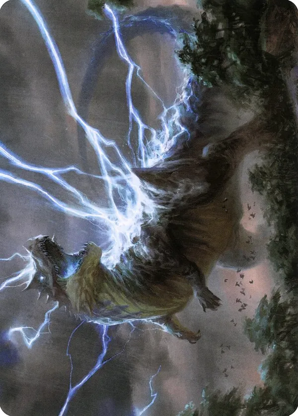 Thrasta, Tempest's Roar Art Card (42/81)