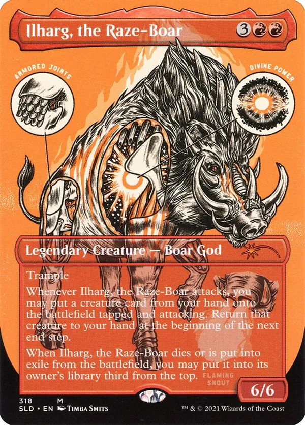 Ilharg, the Raze-Boar (Foil Etched)