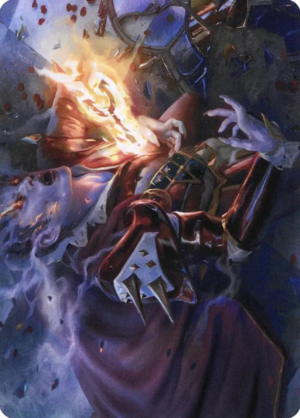 Flame-Blessed Bolt  Art Card