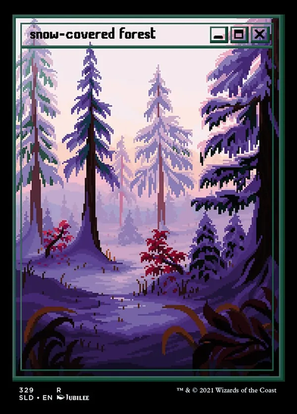 mtg(1477) 冠雪の森/Snow-Covered Forest 5枚 SLD)Snow-Covered Forest(005)(F)/冠雪の森 | 神話レア・レア