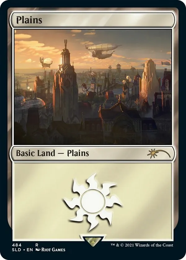 Plains (Secret Lair x Arcane: Lands)