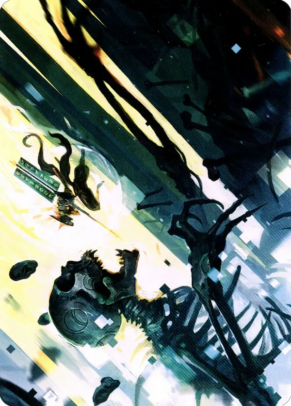 Repel the Vile Art Card (Gold-Stamped Signature)