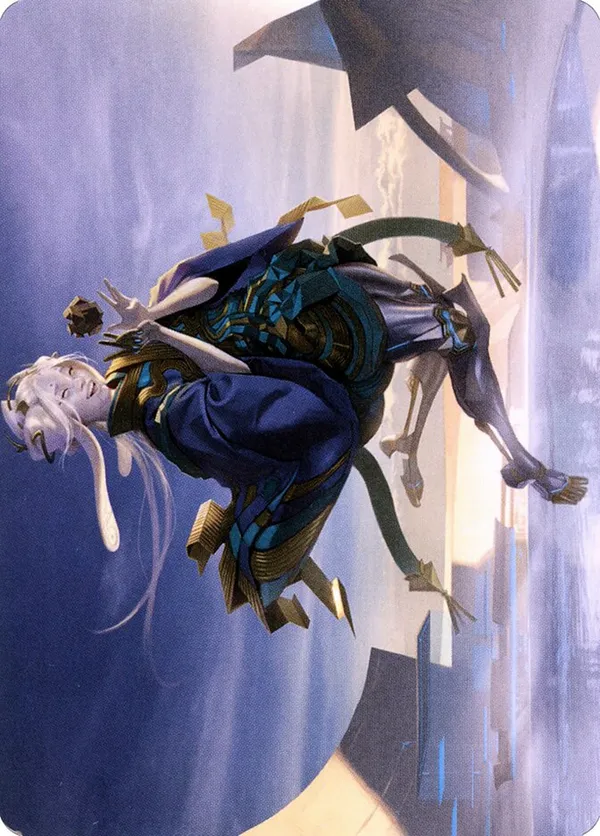 Moonfolk Puzzlemaker Art Card (Gold-Stamped Signature)